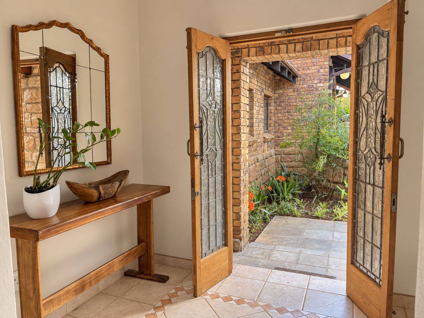 Garden entrance